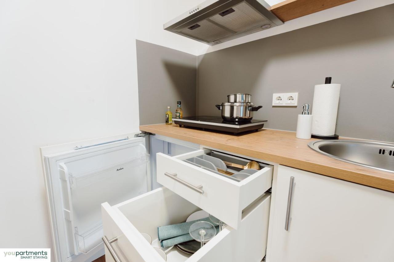 City-Studio Im Innenhof Mit Boxspring-Bett Und Community-Raum Munster  Exterior photo
